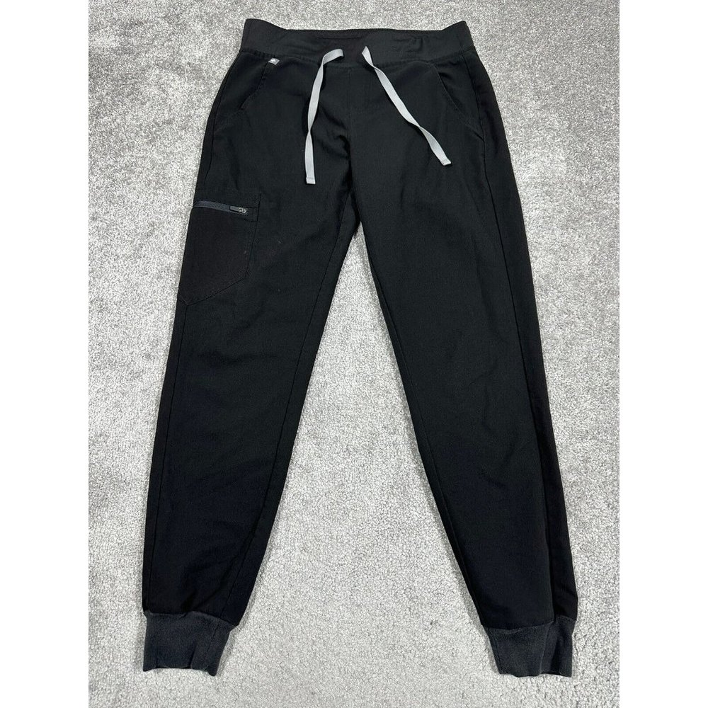 Figs Pants Womens Small Black Scrubs Technical Collection Joggers